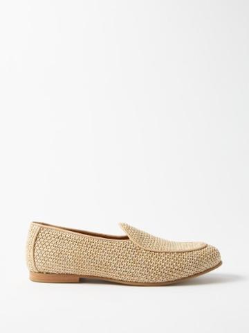 Jacques Solovire - Jacques Raffia Loafers - Mens - Beige