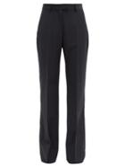 Matchesfashion.com Golden Goose - Amanda High-rise Wool-blend Trousers - Womens - Black