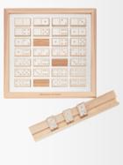 Brunello Cucinelli - Walnut And Stainless Steel Domino Set - Brown