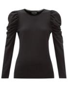 Tom Ford - Gigot-sleeve Cashmere-blend Sweater - Womens - Black