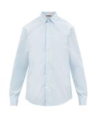 Matchesfashion.com Barena Venezia - Coppi Cotton-poplin Shirt - Mens - Light Blue