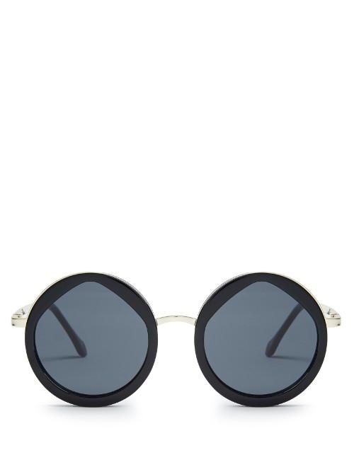 Le Specs Hey Yeh Round-frame Sunglasses