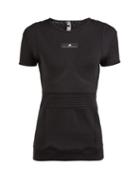 Matchesfashion.com Adidas By Stella Mccartney - Train Fitted T Shirt - Womens - Black