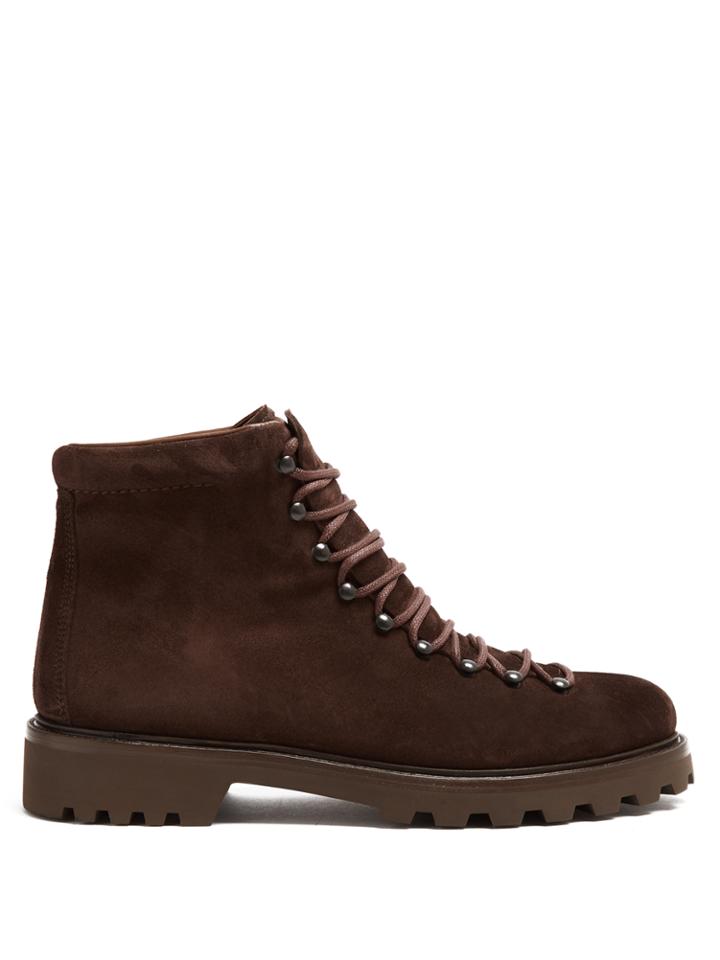 A.p.c. Jura Lace-up Suede Aprs-ski Boots