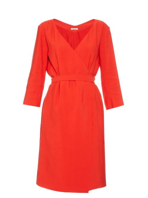 Nina Ricci Mid-weight Crepe Wrap Dress