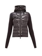 Matchesfashion.com Moncler Grenoble - Fleece Sleeve Padded Jacket - Womens - Black