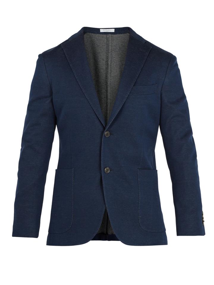 Boglioli Single-breasted Cotton Blazer