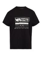 Matchesfashion.com Martine Rose - Wobbly Logo Print Cotton T Shirt - Mens - Black