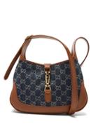 Gucci - Jackie 1961 Gg-supreme Denim And Leather Bag - Womens - Denim