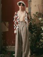 S.s. Daley - Mclelland Argyle-jacquard Knit Cardigan - Mens - Red Multi
