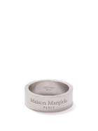 Maison Margiela - Logo-engraved Sterling-silver Ring - Mens - Silver