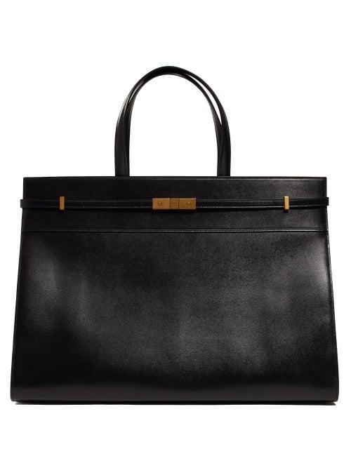 Matchesfashion.com Saint Laurent - Leather Tote Bag - Mens - Black