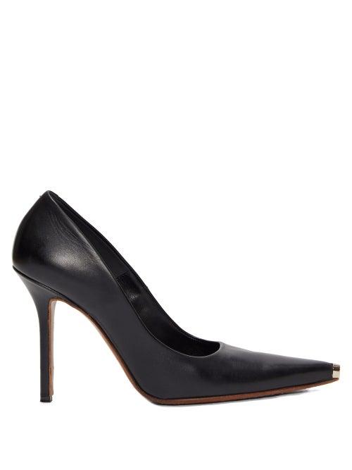 Matchesfashion.com Vetements - Toe-cap Leather Pumps - Womens - Black