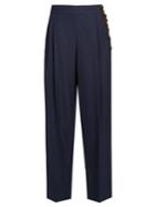 Khaite Cora High-rise Straight-leg Trousers