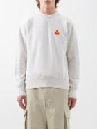 Isabel Marant - Mike Logo-patch Cotton-blend Sweatshirt - Mens - Cream