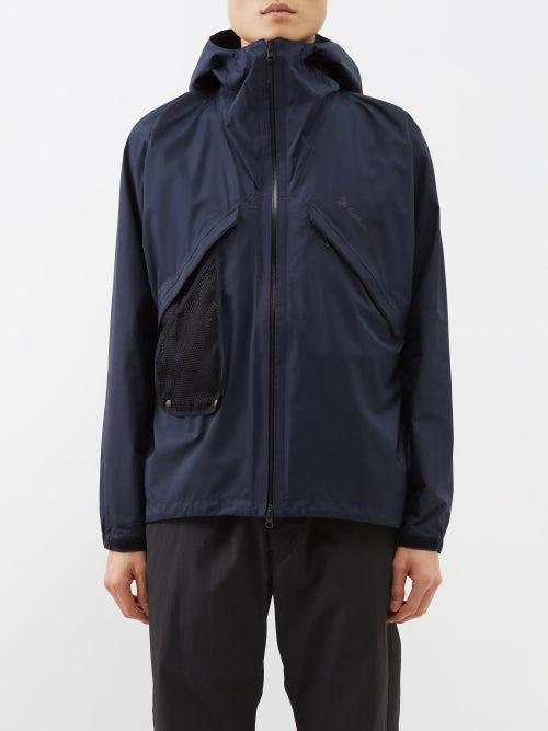 Goldwin - Pertex Shieldair Technical Hooded Jacket - Mens - Navy