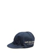 Café Du Cycliste Sardine-print Cycling Cap