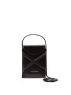 Ladies Bags Alexander Mcqueen - The Curve Mini Leather Cross-body Bag - Womens - Black