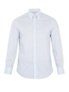 Brunello Cucinelli Striped Single-cuff Cotton Shirt