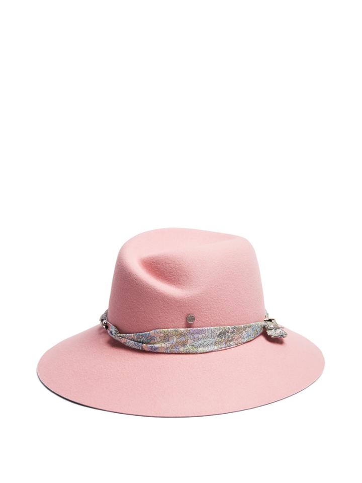 Maison Michel Rose Rabbit-fur Felt Hat