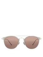 Matchesfashion.com Cartier Eyewear - Round Frame Metal Sunglasses - Mens - Black
