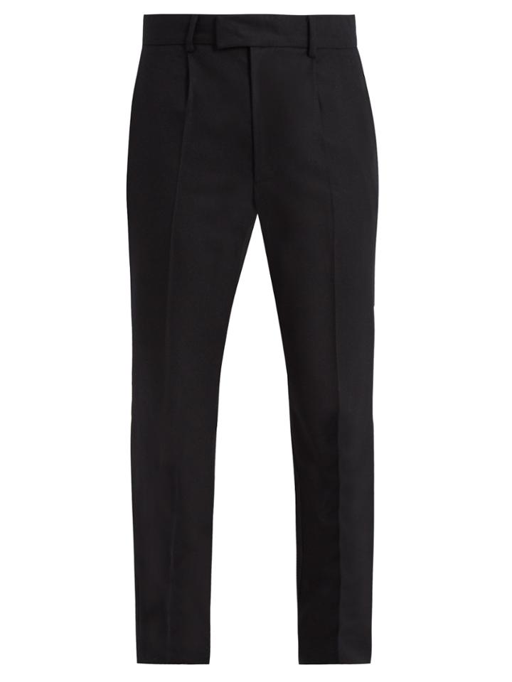 Raey Slim-leg Wool Tuxedo Trousers