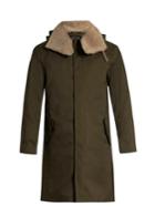 Norwegian Rain Moscow Shearling-collar Technical Coat