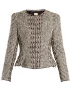 Rebecca Taylor Mixed Tweed Cropped Cotton-blend Jacket