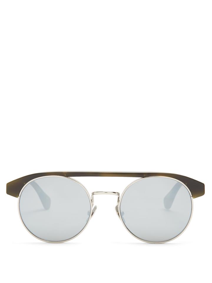 Kaleos Kimble Acetate And Metal Sunglasses