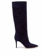 Matchesfashion.com Gianvito Rossi - Slouchy 85 Knee High Suede Boots - Womens - Navy
