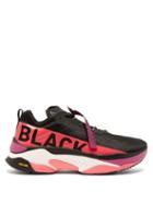 Matchesfashion.com Brandblack - Kite Racer Leather And Mesh Trainers - Mens - Black Multi