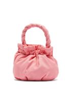 Matchesfashion.com Staud - Stella Plaited Handle Drawstring Bag - Womens - Pink