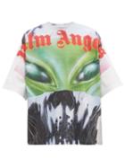 Matchesfashion.com Palm Angels - Alien Print Cotton T Shirt - Mens - Multi