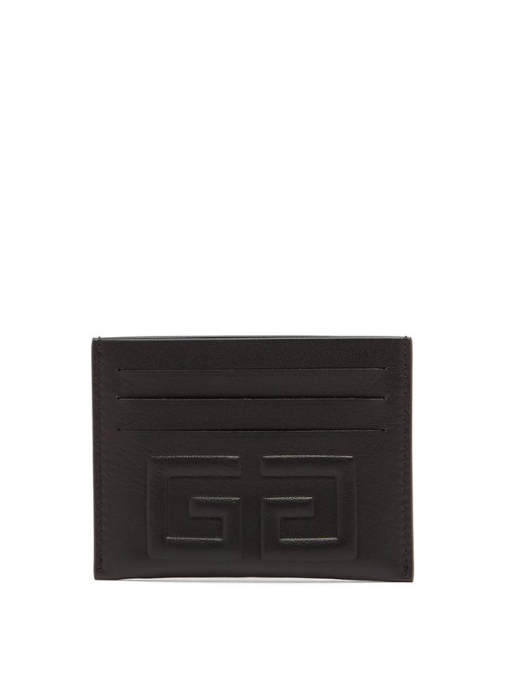 Givenchy Logo-embossed Leather Cardholder