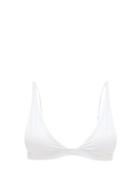 Matchesfashion.com Dos Gardenias - Rebel Triangle Bikini Top - Womens - White