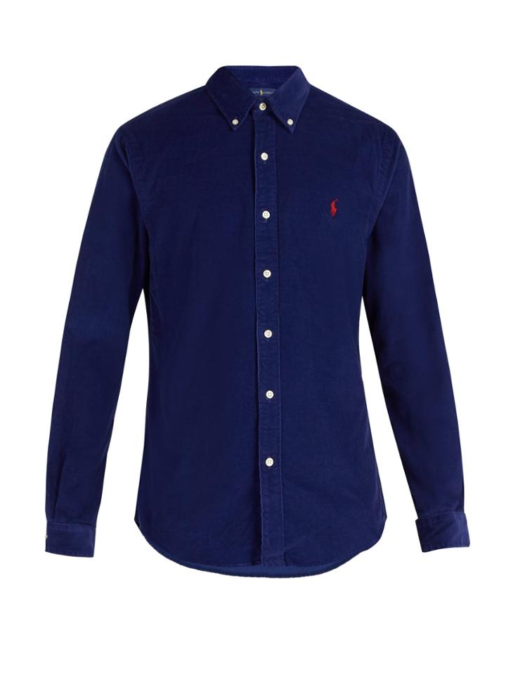 Polo Ralph Lauren Logo-embroidered Cotton-corduroy Shirt