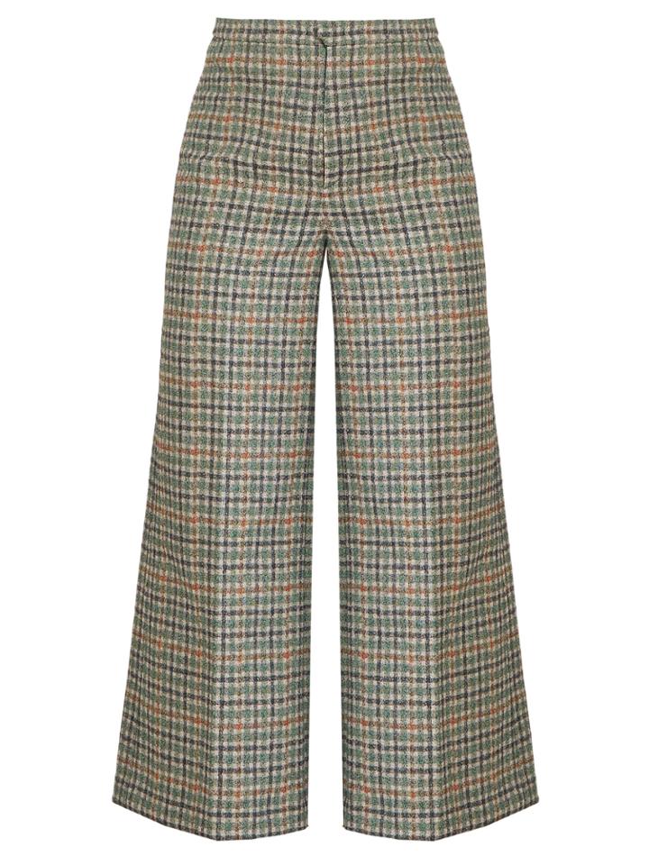Isabel Marant Trevi High-rise Wide-leg Cropped Trousers