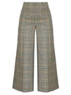 Isabel Marant Trevi High-rise Wide-leg Cropped Trousers