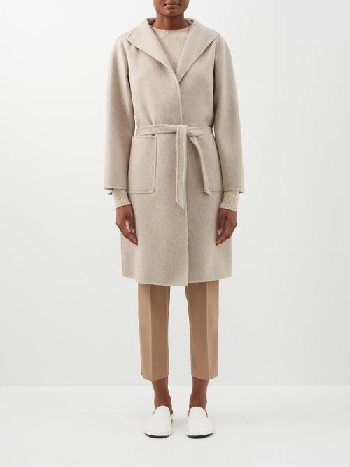 Max Mara - Lilia Coat - Womens - Light Beige
