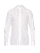 Lanvin Button-cuff Pleated Cotton-poplin Shirt