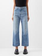 B Sides - Plein High-rise Wide-leg Jeans - Womens - Denim Multi