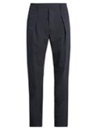 Lemaire Pleated Straight-leg Wool-blend Trousers