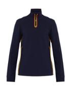 Matchesfashion.com Calvin Klein 205w39nyc - Contrast Trim Stretch Cotton Top - Mens - Navy
