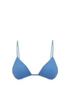 Matchesfashion.com Jade Swim - Via Triangle Bikini Top - Womens - Blue