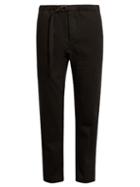 Fanmail Drawstring-waist Hemp And Cotton-blend Trousers