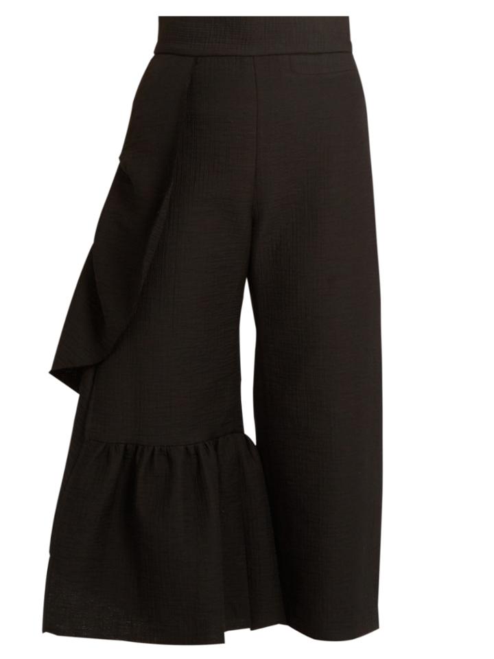 Rachel Comey Revel Ruffle-trimmed Cotton-blend Trousers