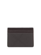 Matchesfashion.com Burberry - London Check And Leather Cardholder - Mens - Grey Multi