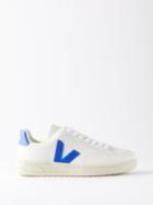 Veja - V-12 Leather Trainers - Womens - White Blue