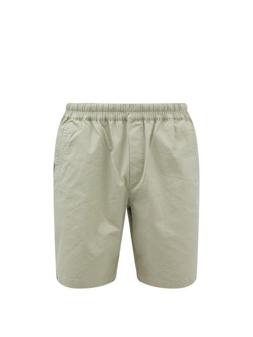 Folk - Assembly Organic-cotton Blend Ripstop Shorts - Mens - Khaki