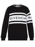Matchesfashion.com Givenchy - Logo Embroidered Sweatshirt - Mens - Black